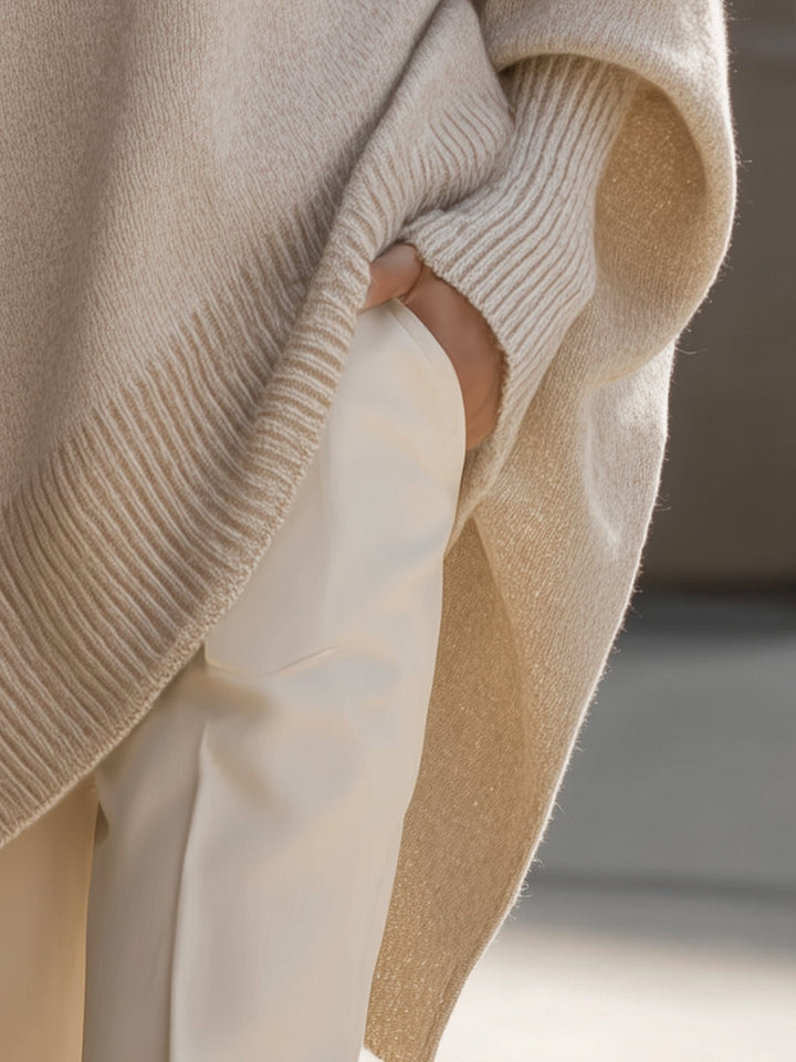 Alina Minimal Luxe Knit Sweater - Elena Harper