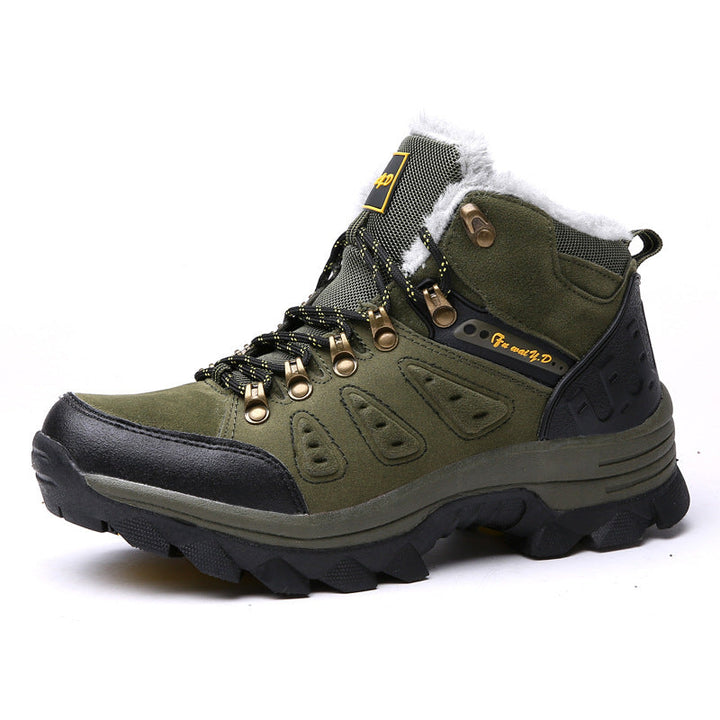 Men's Hiking Boots with Traction Sole and Thermal Lining - Roland