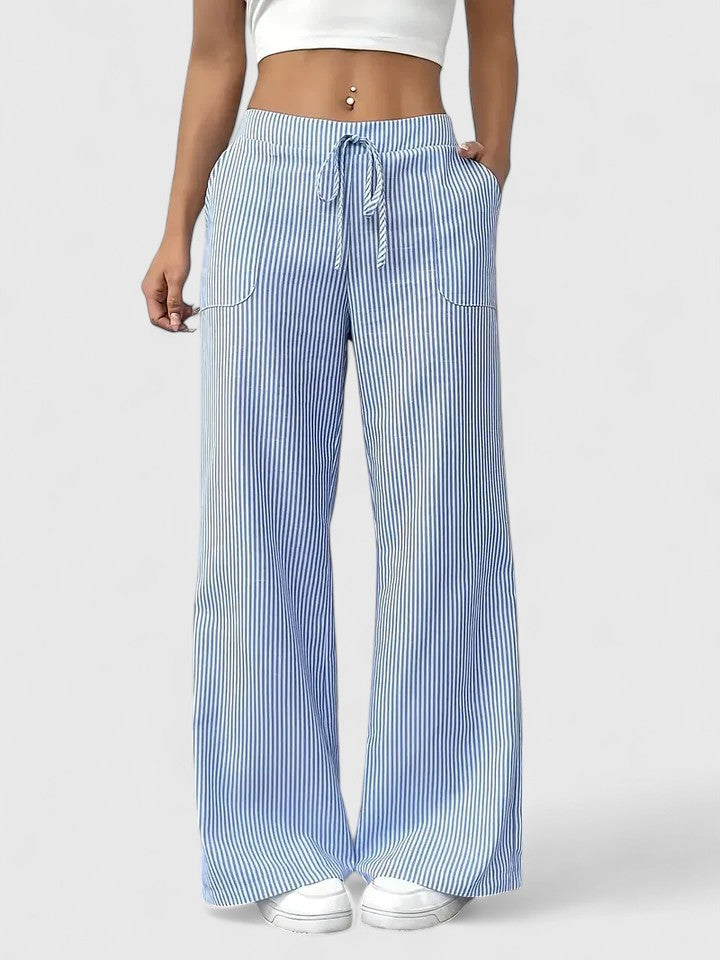Sierra Stripe Flow Lounge Pants - Elena Harper