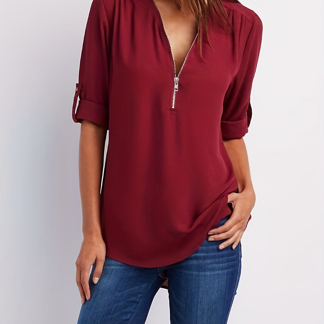 BLouse with Zipper for Women