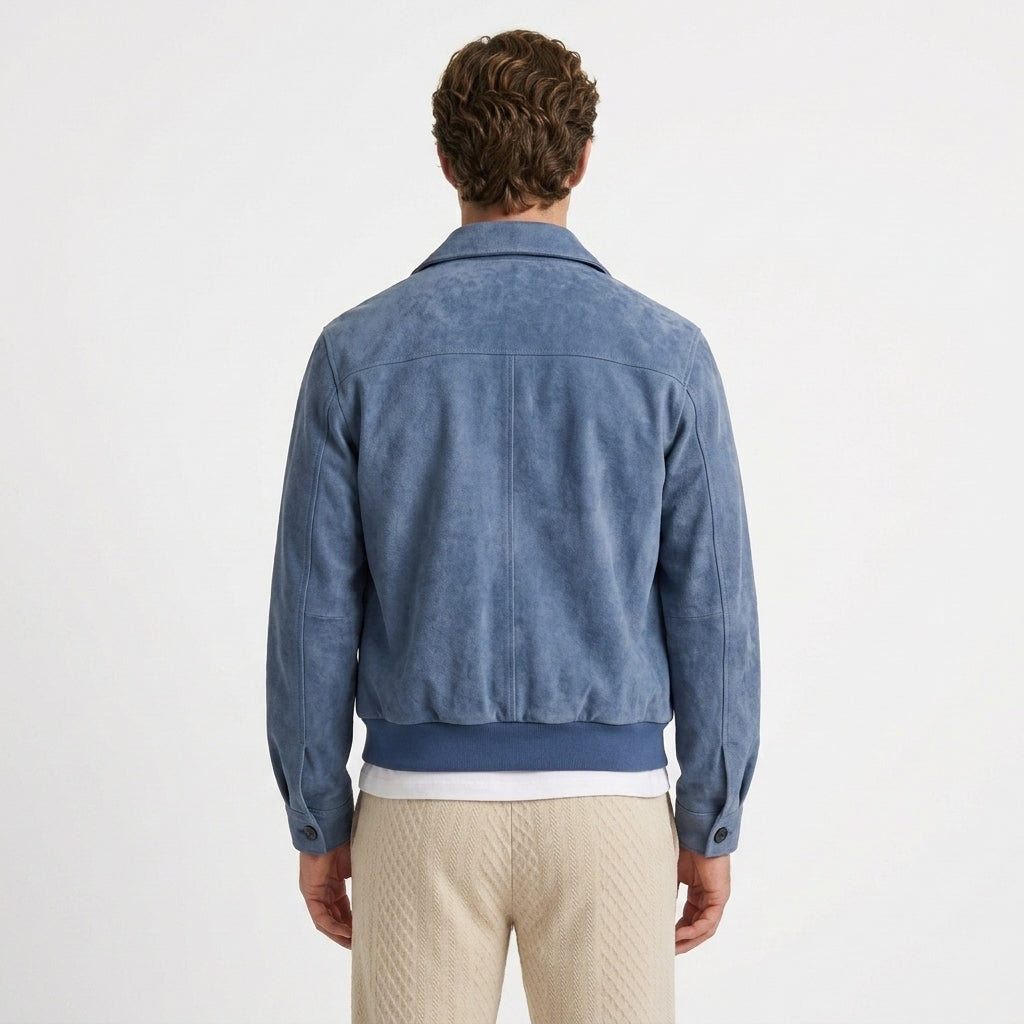 Classic Look Suede Effect Jacket