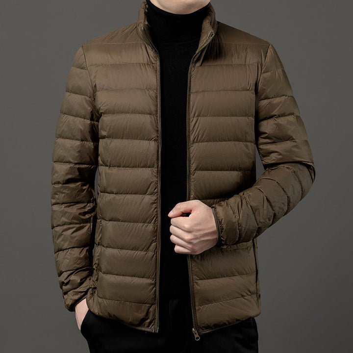 Lightweight Padded Jacket for Men with Zipper Closure - Patrick