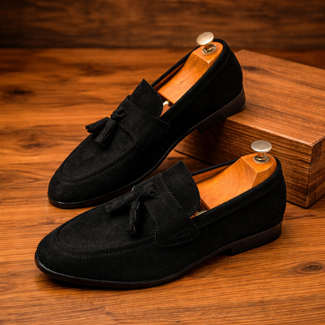 Authentic Suede Loafers - Elena Harper