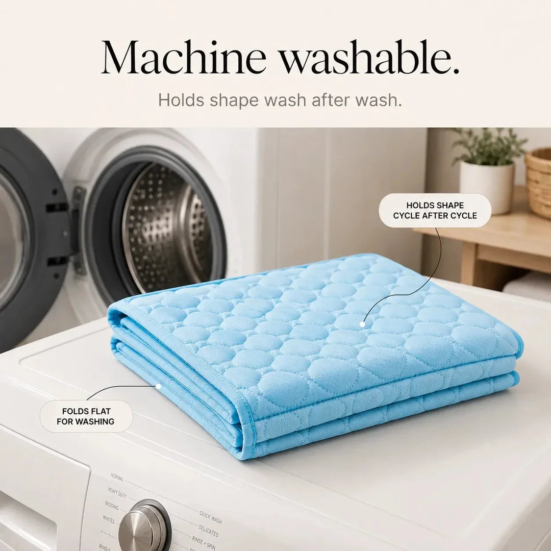 Coolabee Cooling Mat for Dogs & Cats, No-Freeze Washable Pet Pad - Elena Harper