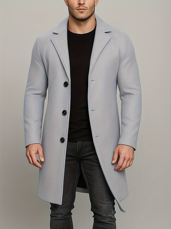 ELENA HARPER™  |  CLASSIC BUTTON COAT FOR MEN