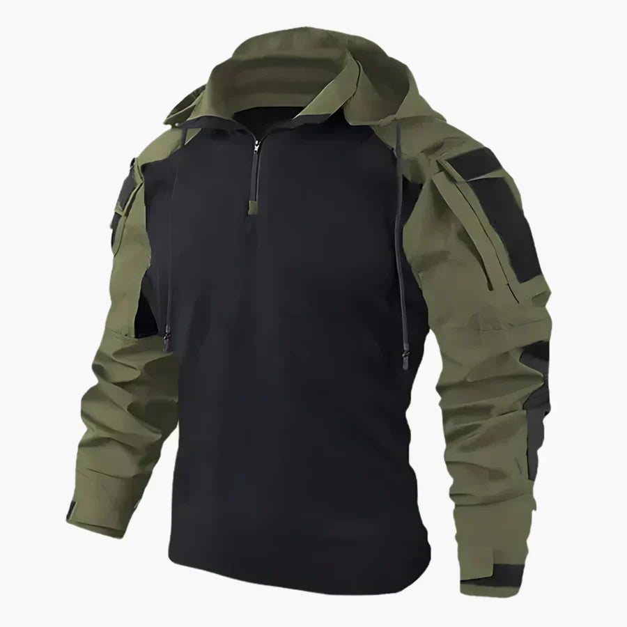 Thomas - Chic Tactical Zip Hoodie