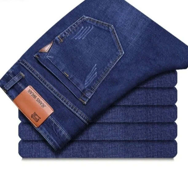 Men's Straight Leg Jeans - Durable Denim