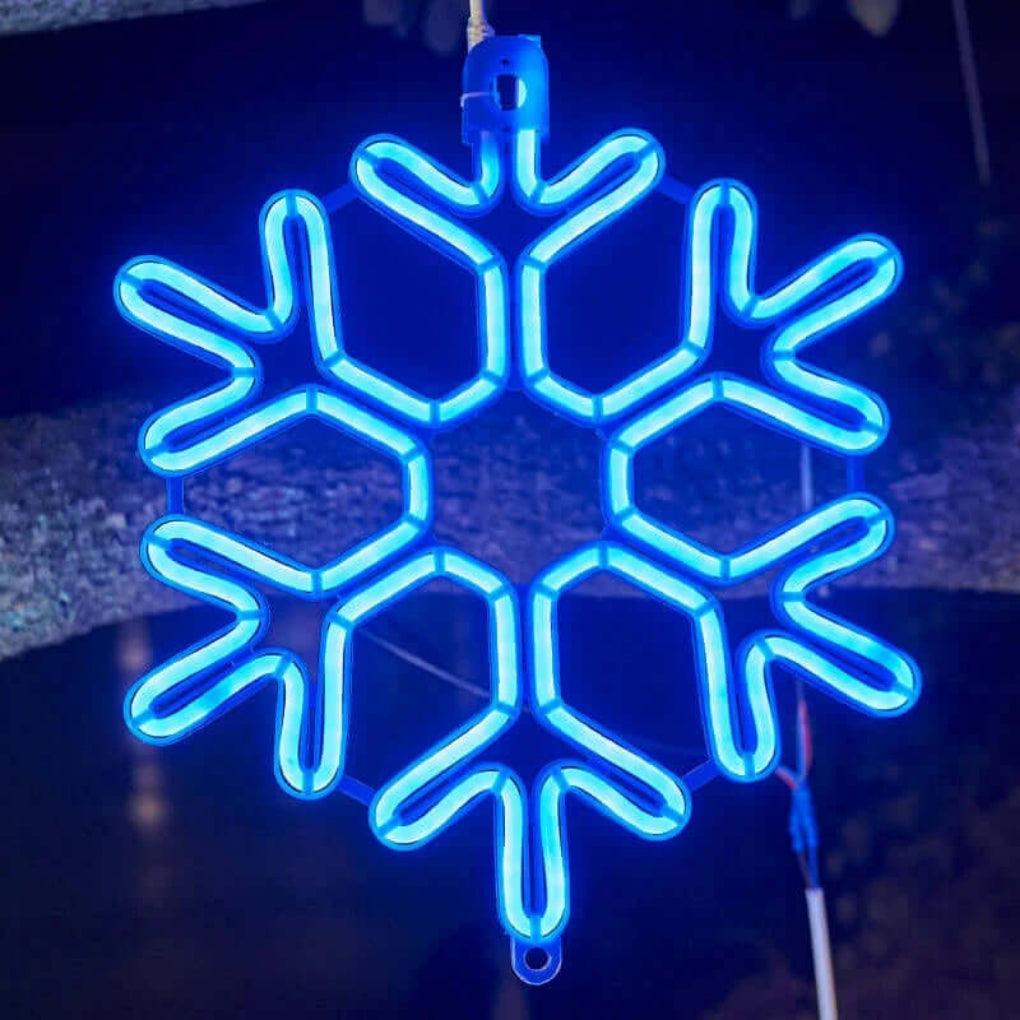 Waterproof LED Snowflake Light for Christmas – 30cm