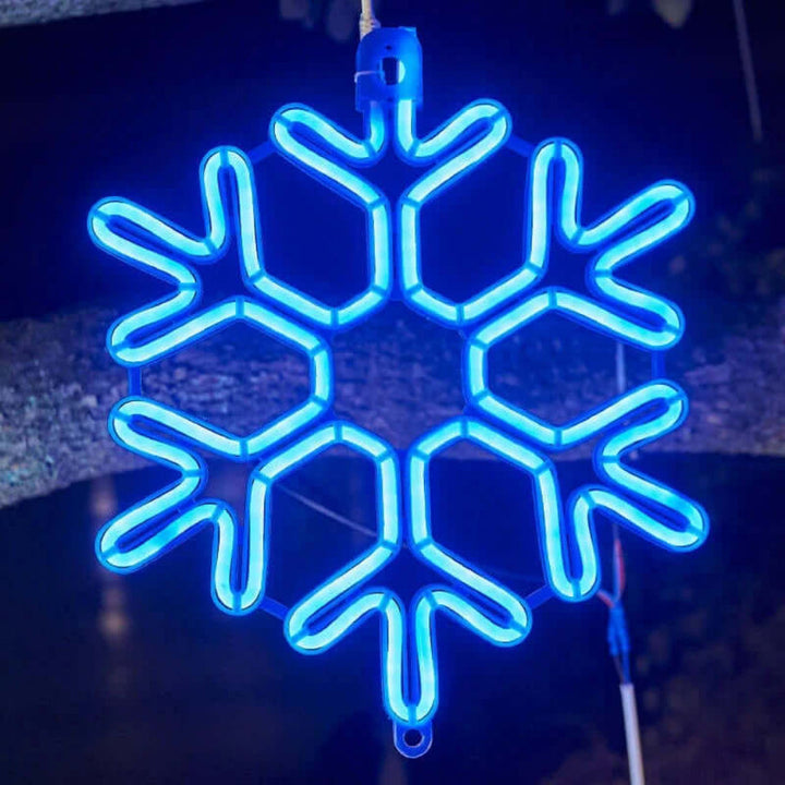 Waterproof LED Snowflake Light for Christmas – 30cm