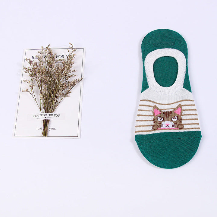 Casual Cat Pattern Socks