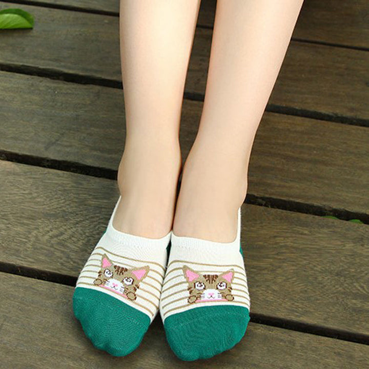 Casual Cat Pattern Socks