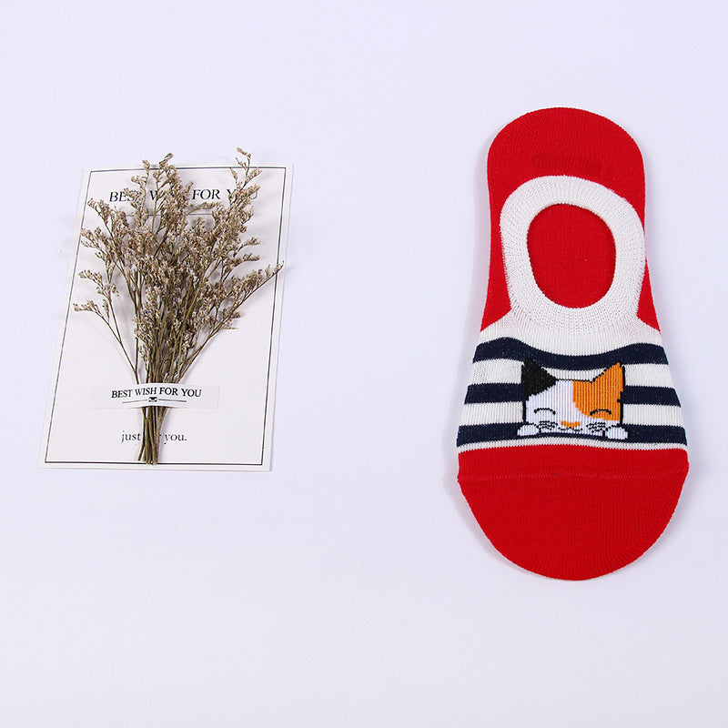 Casual Cat Pattern Socks