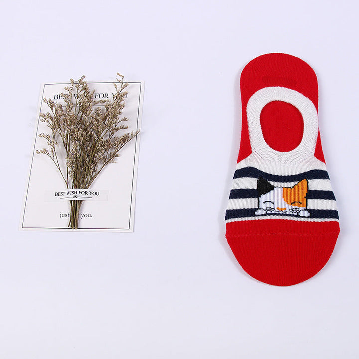 Casual Cat Pattern Socks