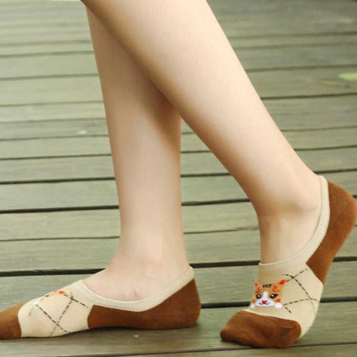 Casual Cat Pattern Socks