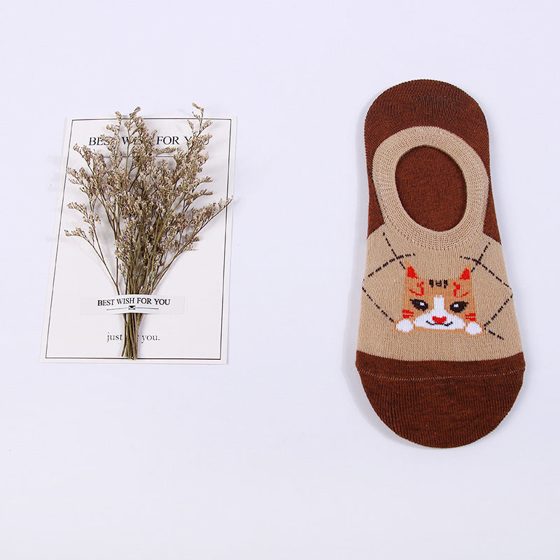 Casual Cat Pattern Socks