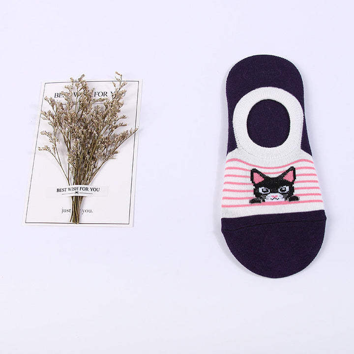 Casual Cat Pattern Socks