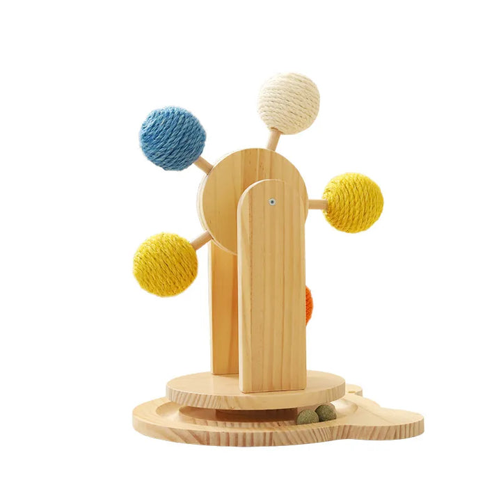 Interactive Cat Toy Ferris Wheel | Engaging Play & Scratch