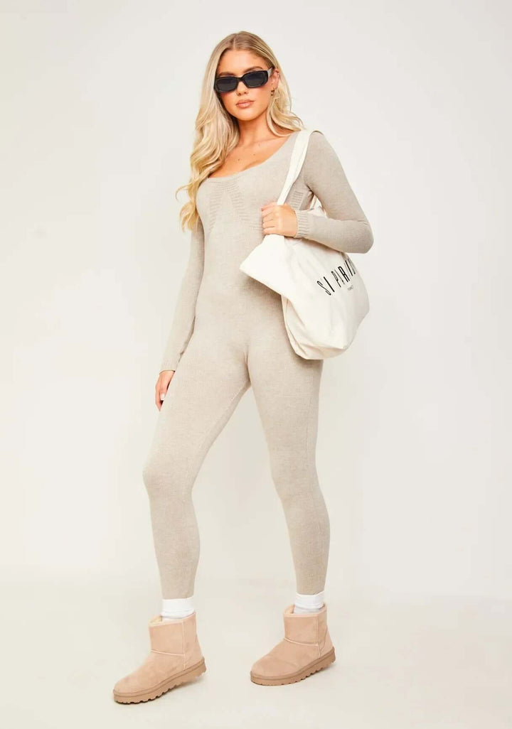 Women's Elegant Long Sleeve Jumpsuit