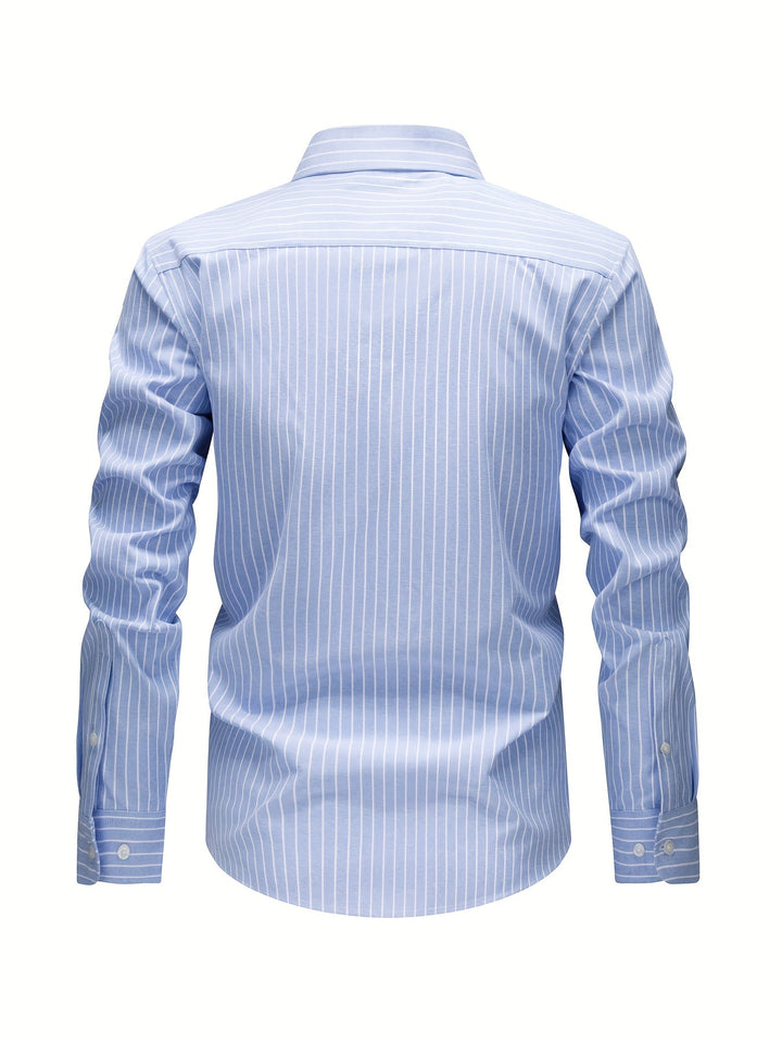 ELENA HARPER™  |  STRIPED COTTON SHIRT FOR MEN
