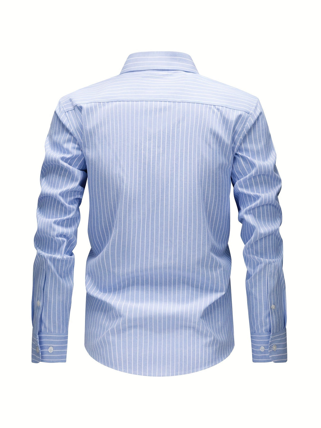 Striped Shirt with Buttons for Men - Elena Harper