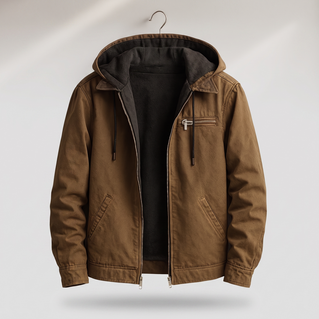 Lennard Lined and Sturdy Bomber Jacket, view 2 - Elena Harper