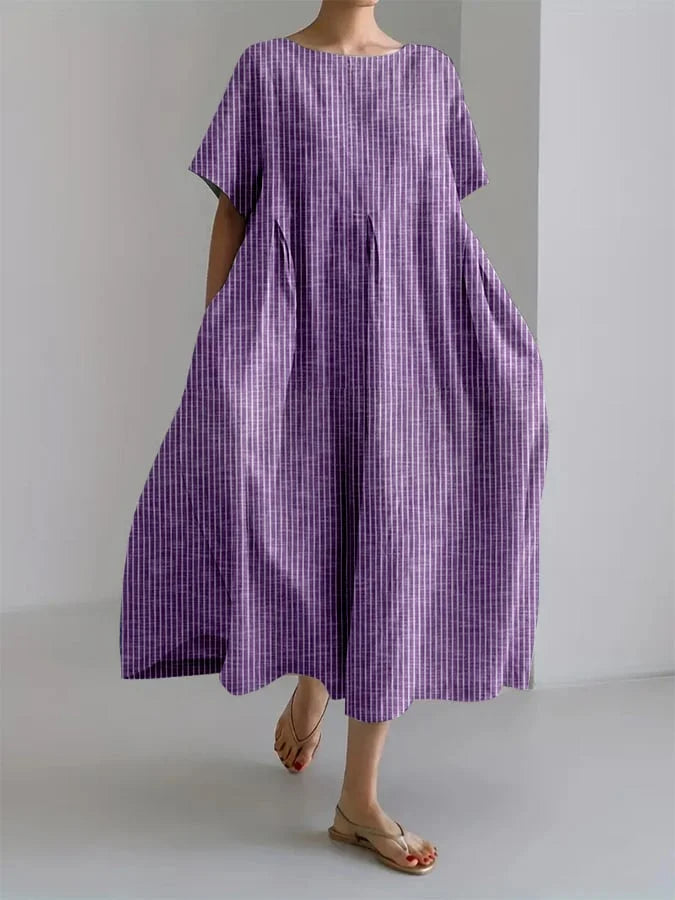 Bianca™ | Casual Long Dress with Comfortable Cut & Retro Style