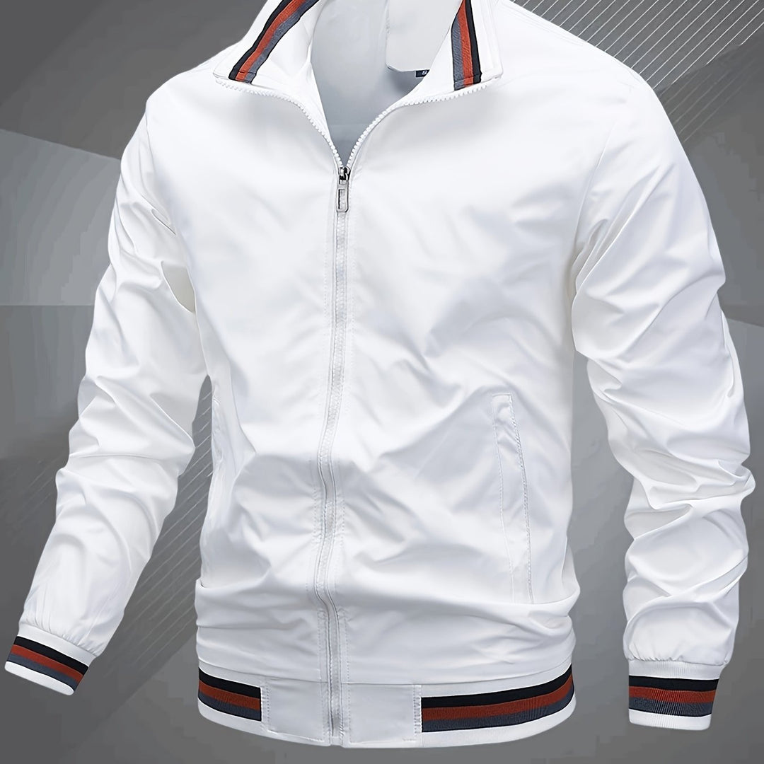 Classic Bomber Jacket for Men - Elena Harper