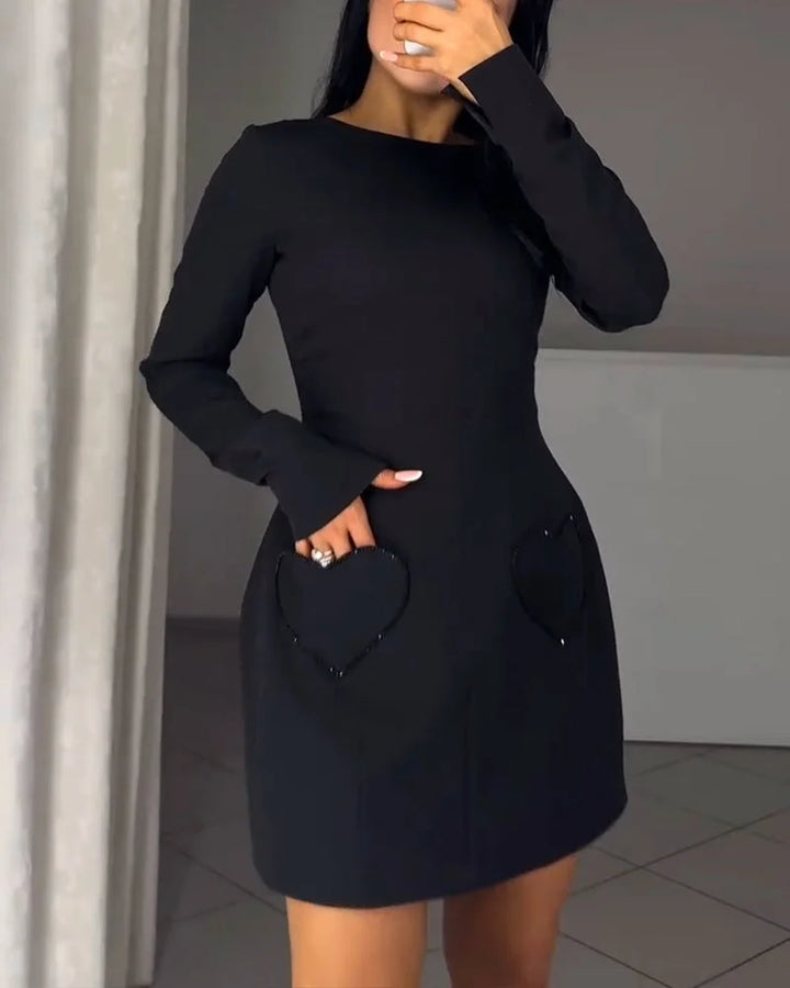 Jazira - Long Sleeves Dress with Drawstring Waist