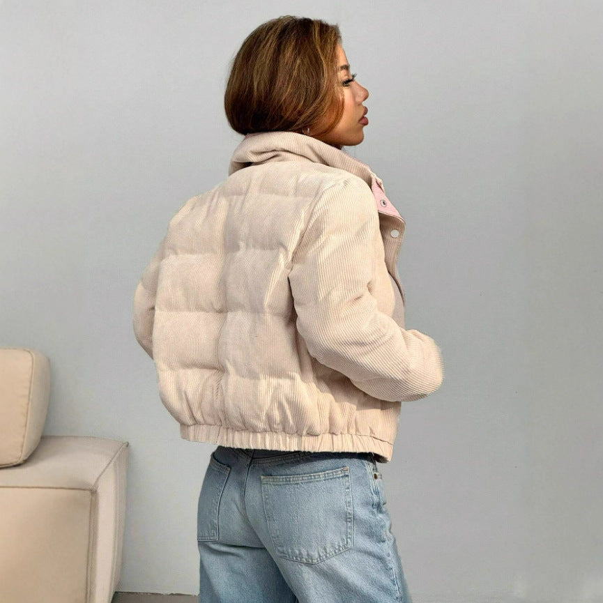 Women's Quilted Effect Jacket - Ilara