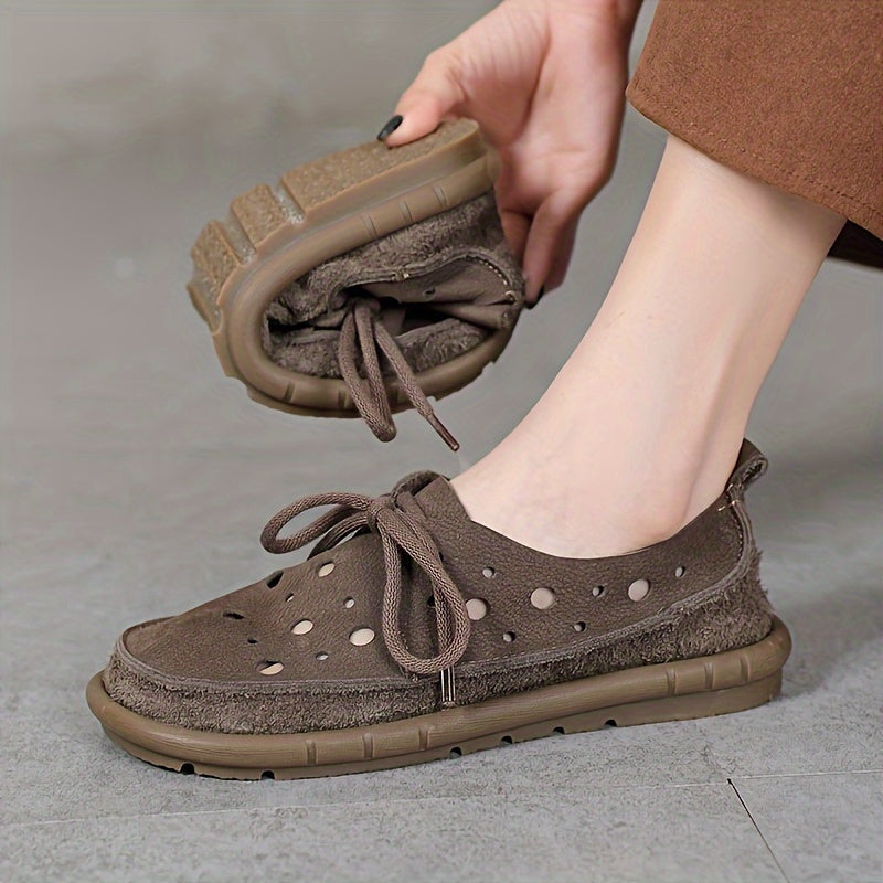 Tamsin – Casual Non-Slip Vegan Leather Slippers
