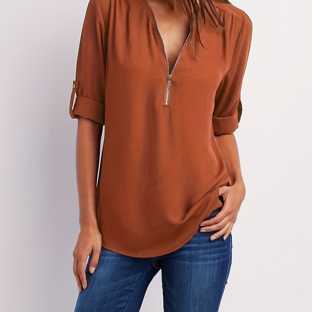 BLouse with Zipper for Women