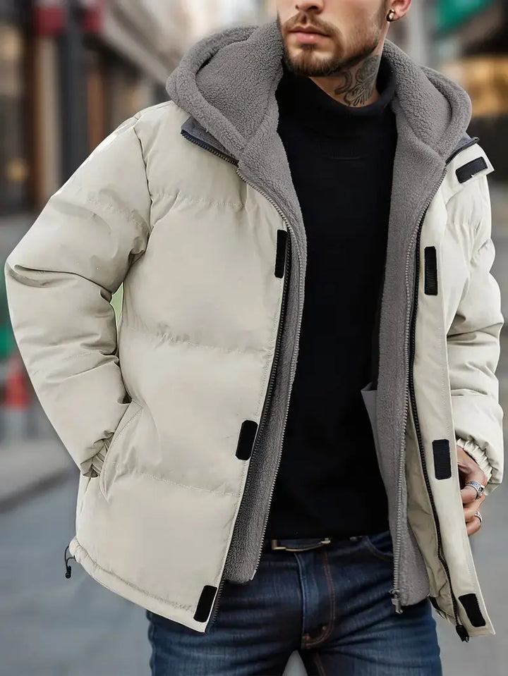 Vidal Casual Quilted Jacket for Men, view 2 - Elena Harper