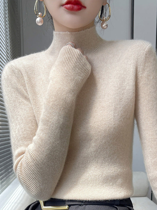 Adriana Soft Knit Turtleneck Sweater - Elena Harper