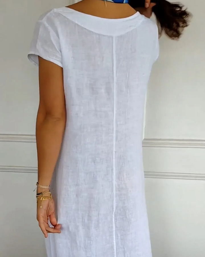 BERAWA Casual Cotton Dress - Elena Harper