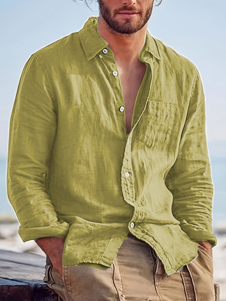 Cotton Shirt for Men - Elena Harper
