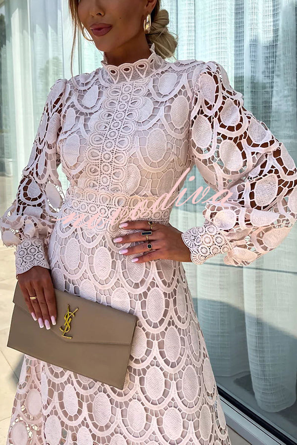ROSHEL -  ELEGANT LACE DRESS