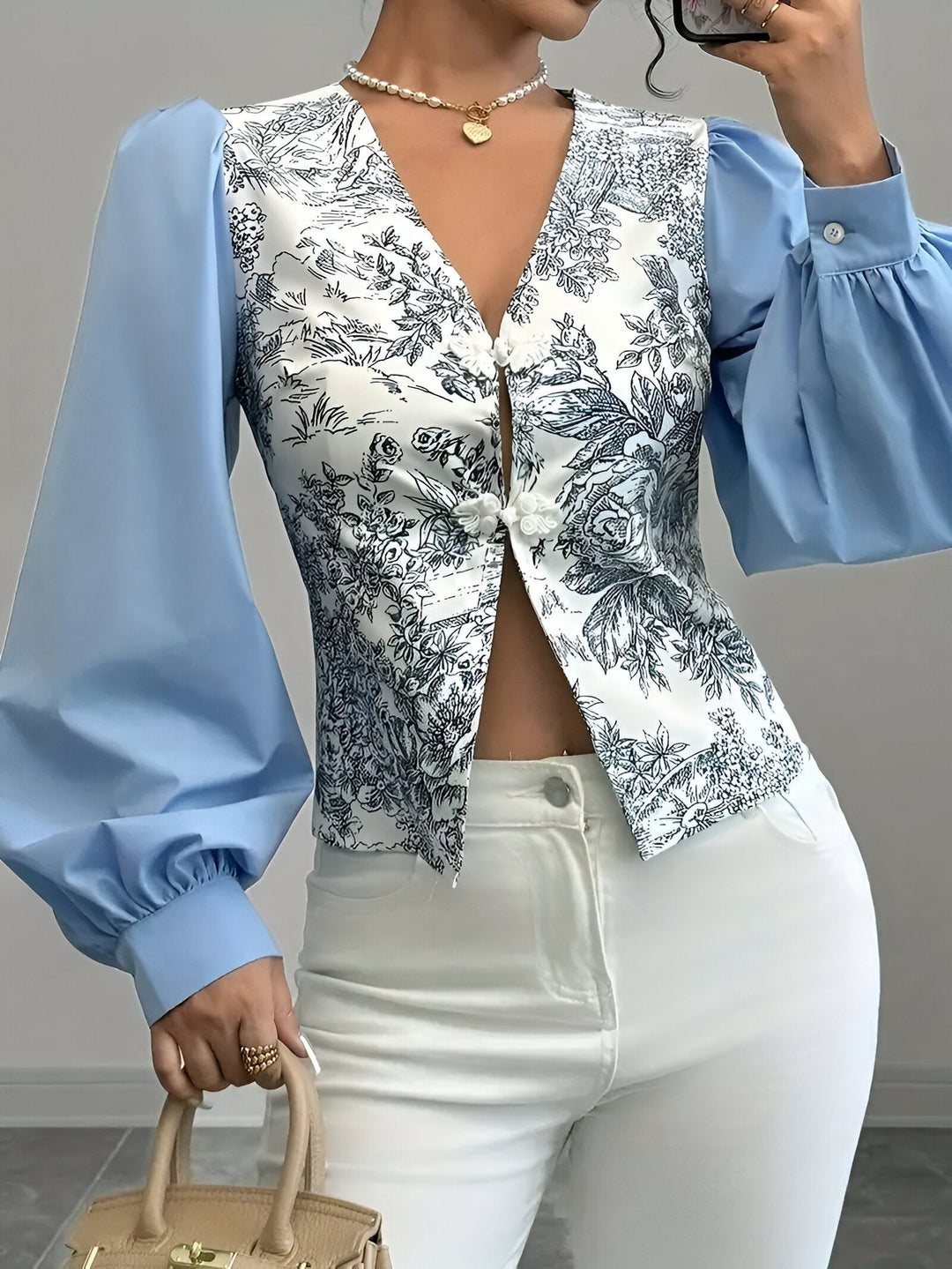 Blair - Floral Print Blouse