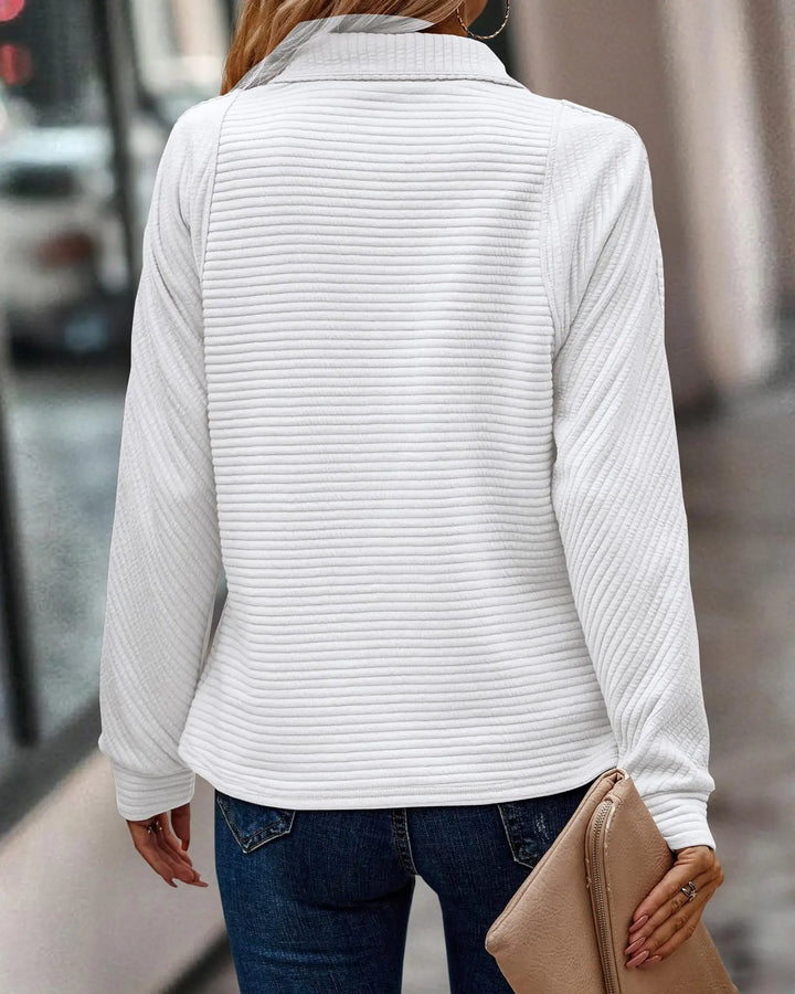 Tamara | Women's Pullover with Half-Zip for Spring