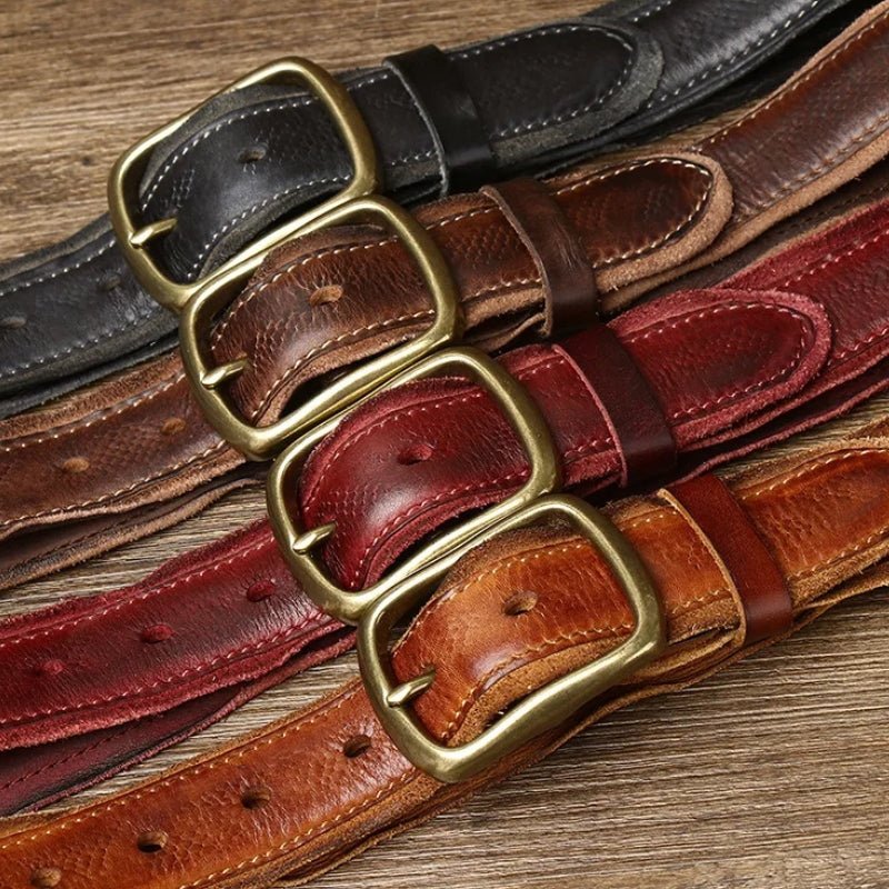 Cedarlock Leather Belt, view 4 - Elena Harper
