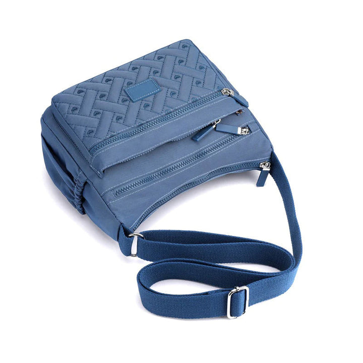 Lightweight and Functional Multi-Pocket Shoulder Bag for Women