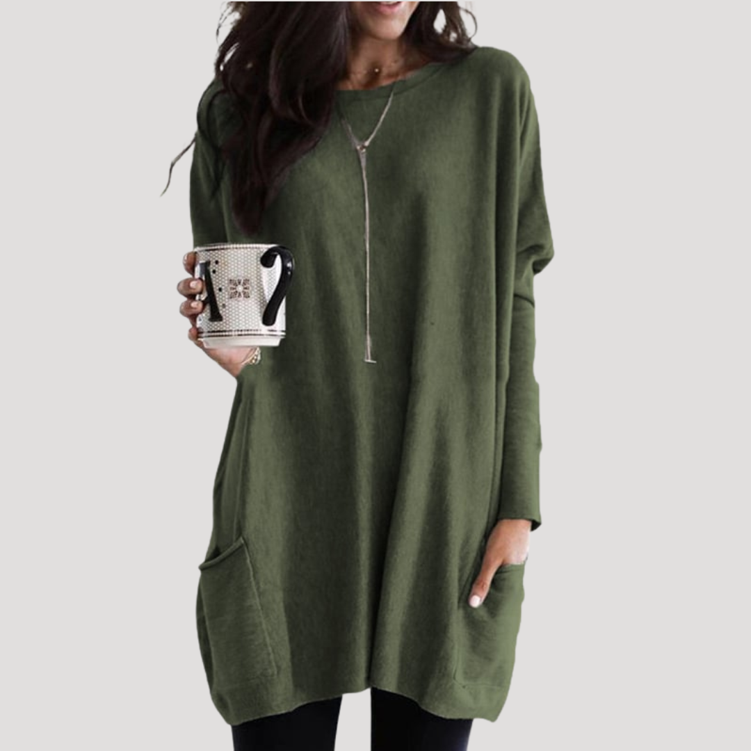 Casual Fit Long Sweater for Women