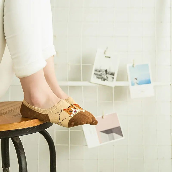 Casual Cat Pattern Socks
