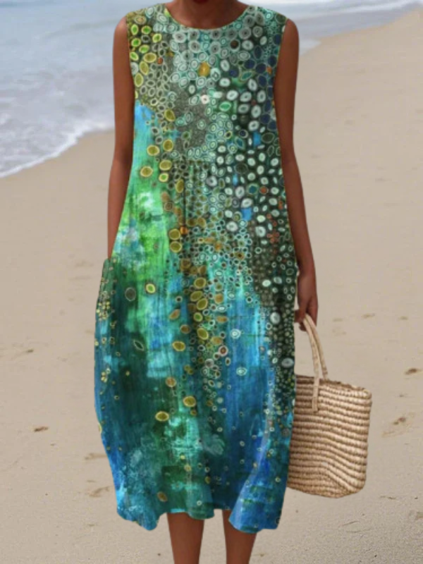 ELENA HARPER™  |  Reef Midi Dress