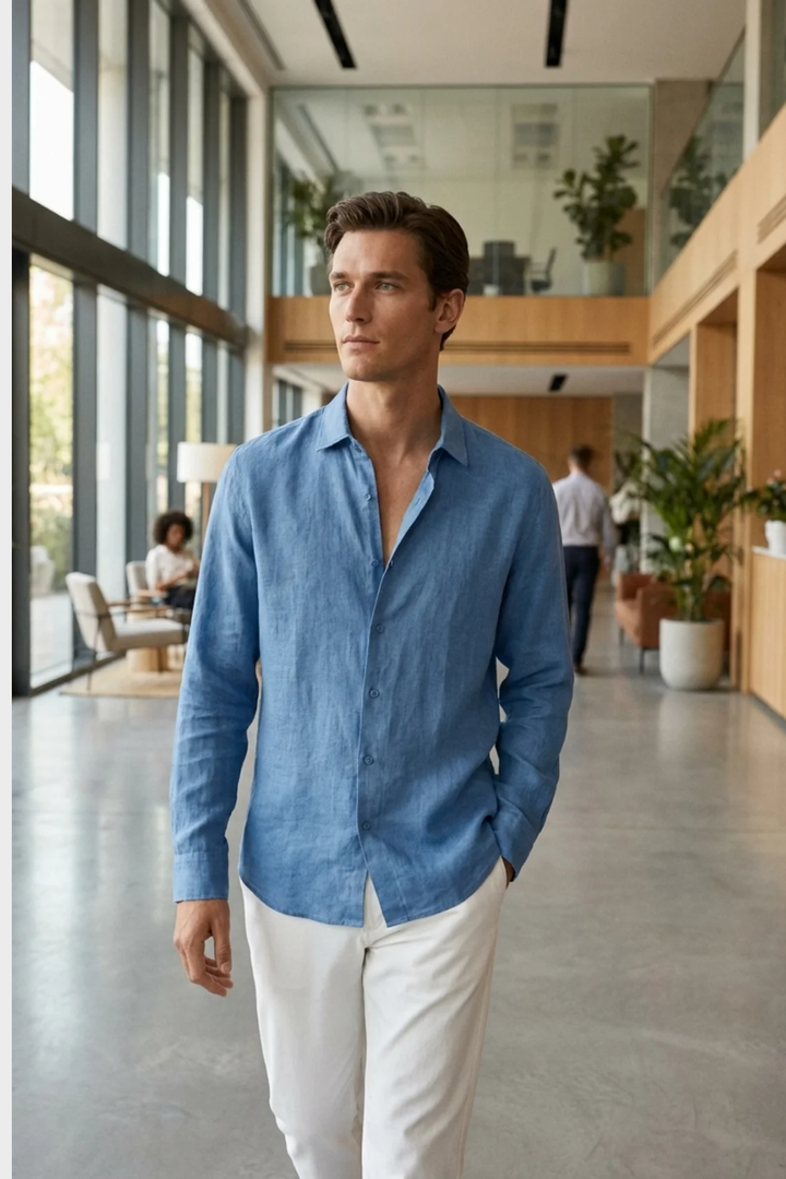 Men's Linen Shirt | Breathable