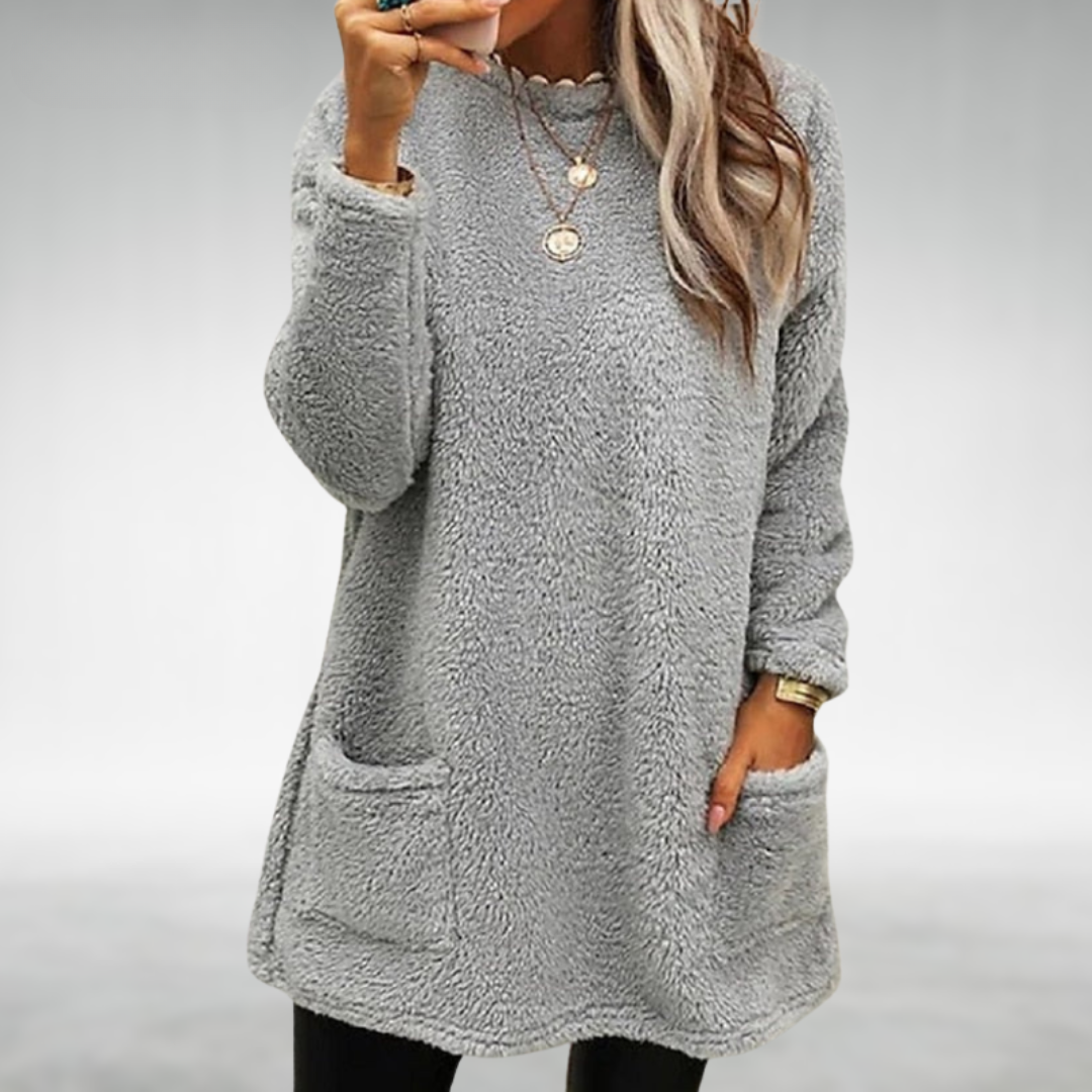 Carrie Cozy Relaxed Pullover Tunic - Elena Harper