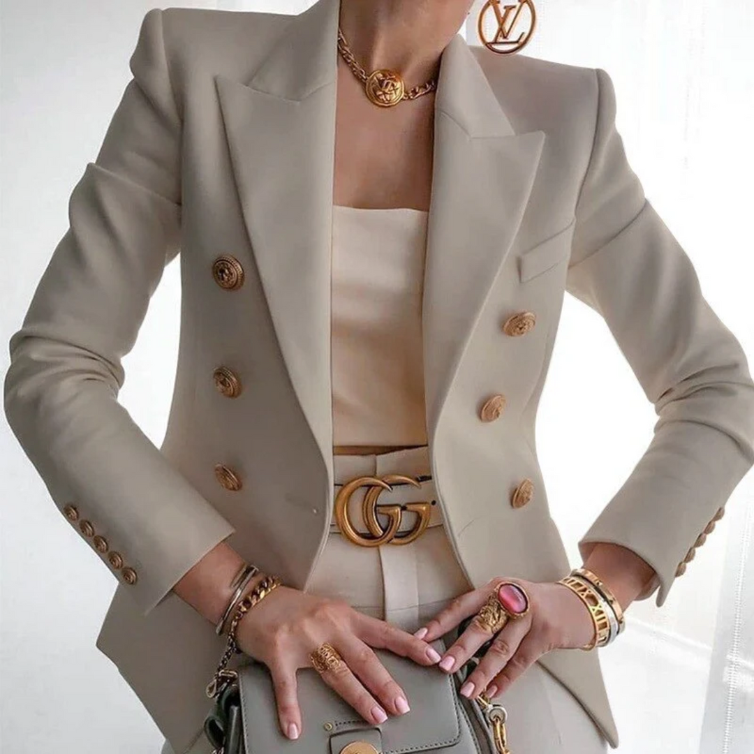 Vanessa - Elegant luxury cotton blazer for women