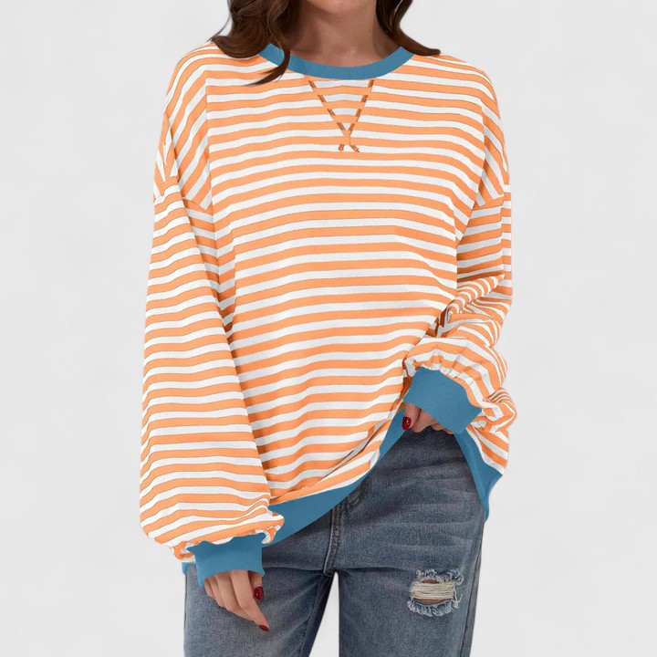 GRACE – OVERSIZED STRIPED SWEATER