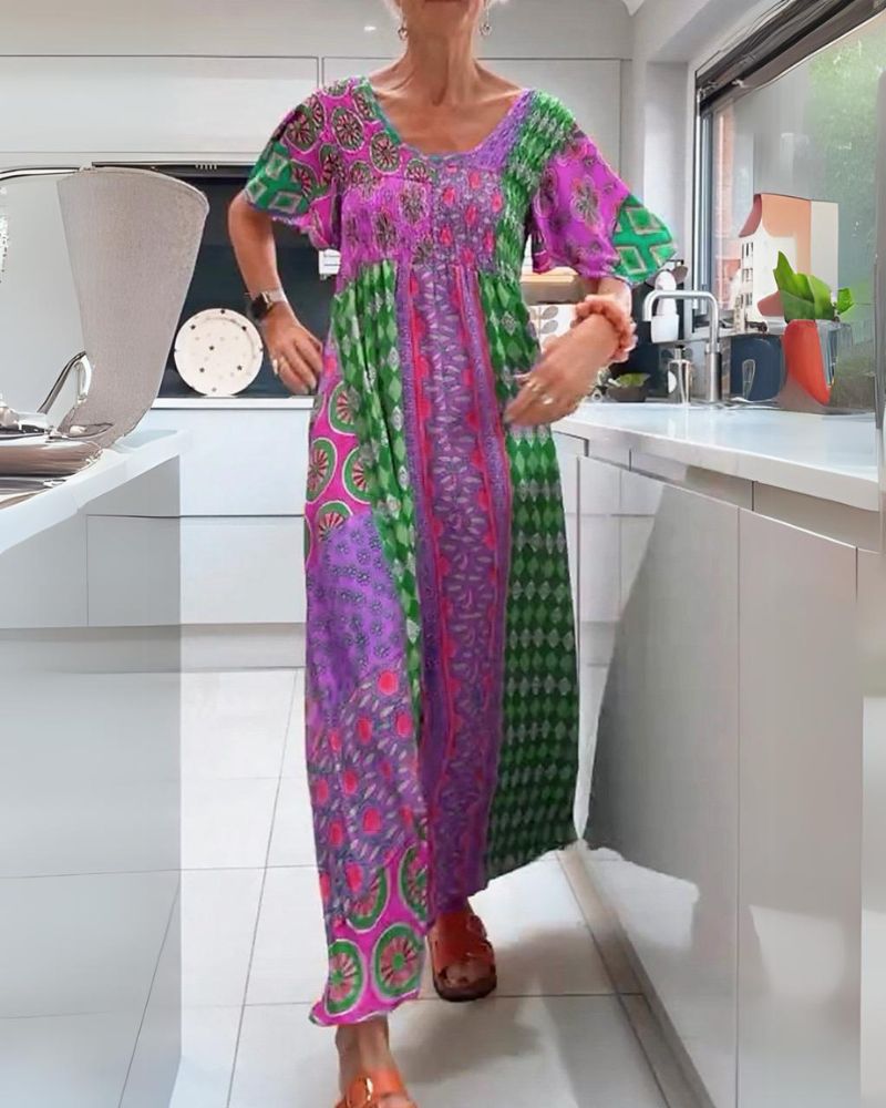 MAYA – VIBRANT ESCAPE MAXI DRESS