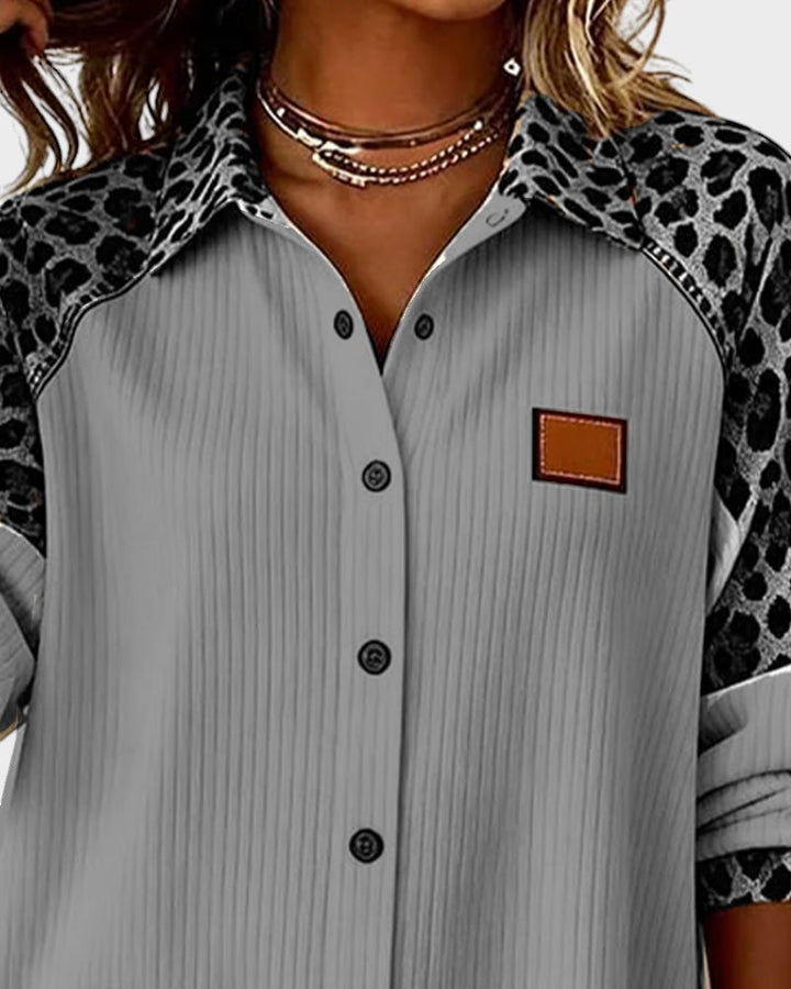 Women's Leopard Print Shirt | Casual & Chic