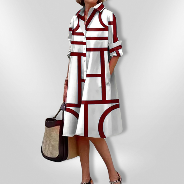 Lensey Everyday Pocketed Midi Dress - Elena Harper
